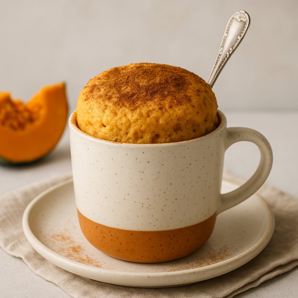 Mug cake alla zucca e cannella Low Carb