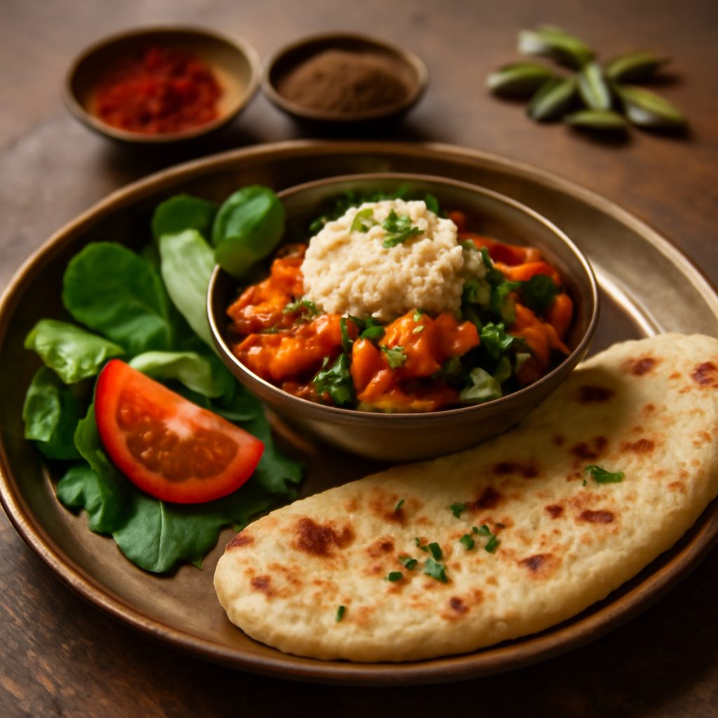 Naan alla Curcuma Low Carb