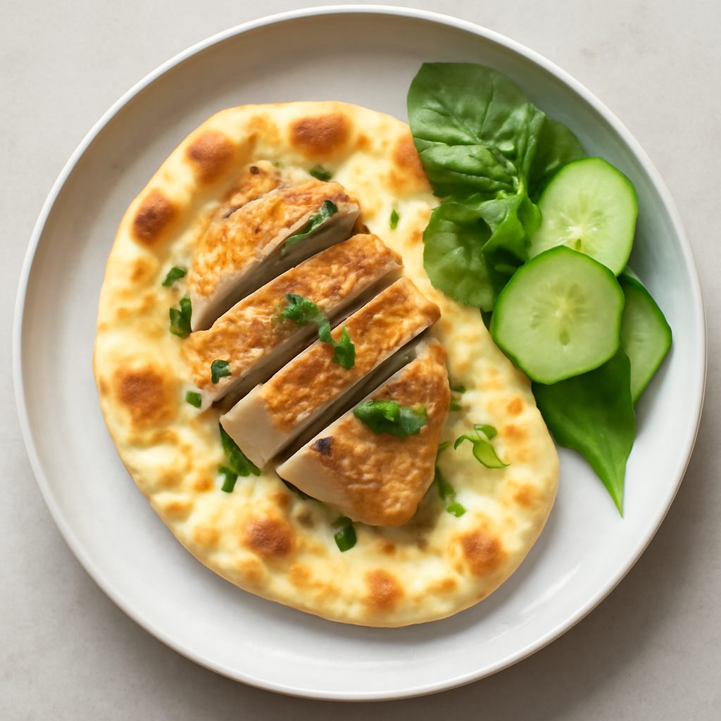 Naan proteico low-carb