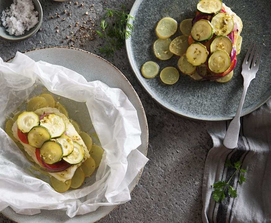 Nasello al cartoccio con verdure Protein