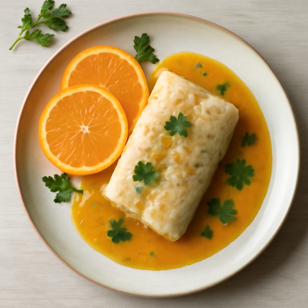Nasello in salsa all'arancia proteico low-carb