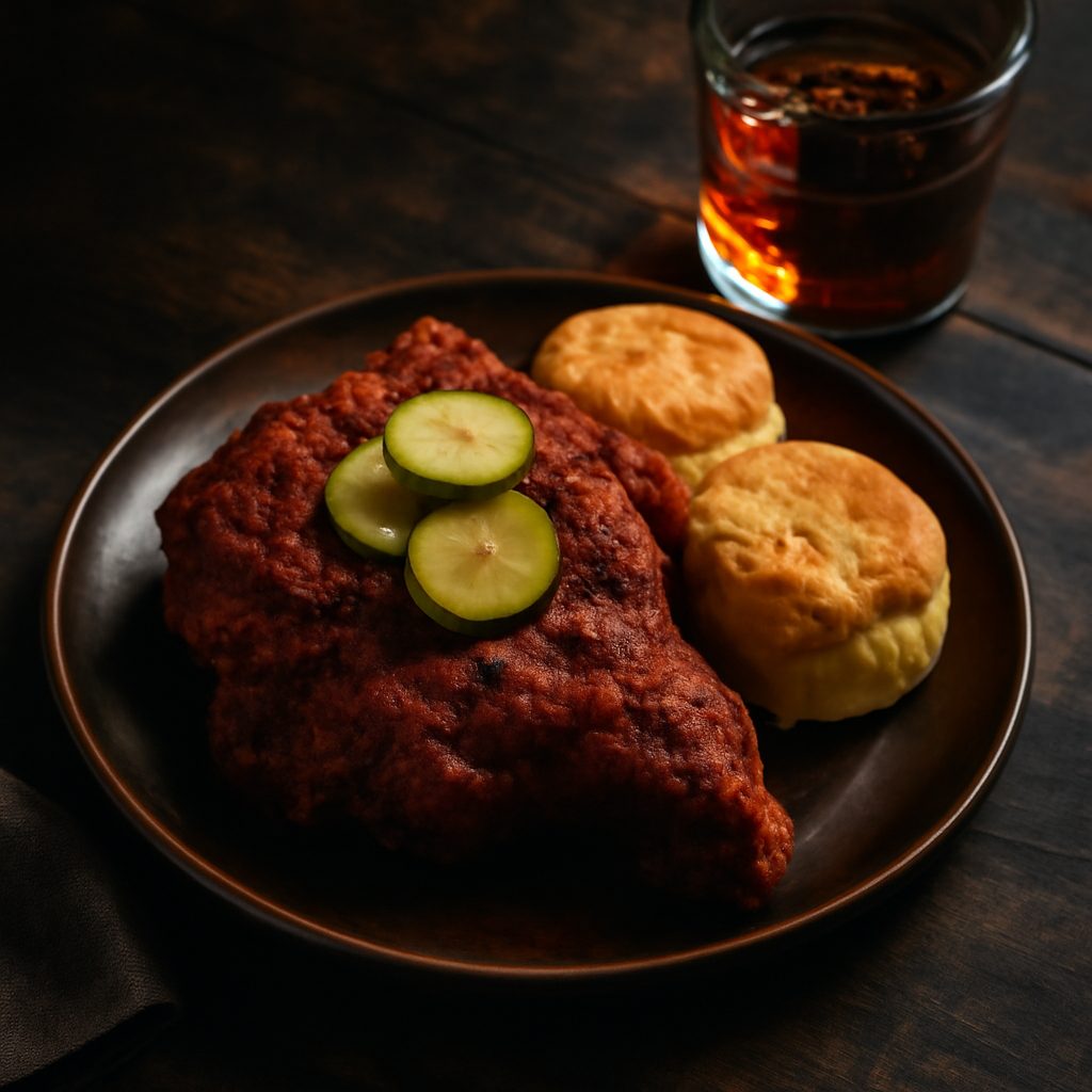 Pollo Piccante di Nashville con Biscotti