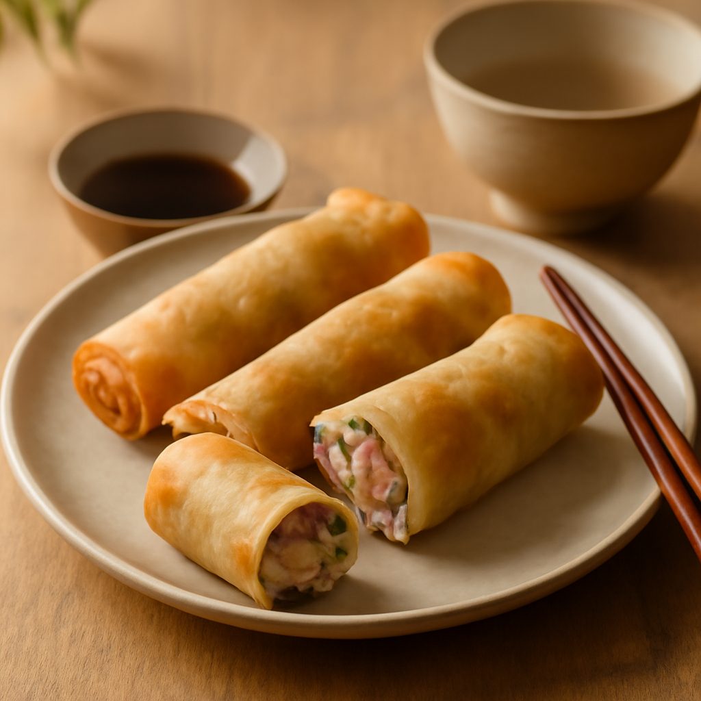 Nems al Prosciutto e Ricotta - Versione Light Asiatica