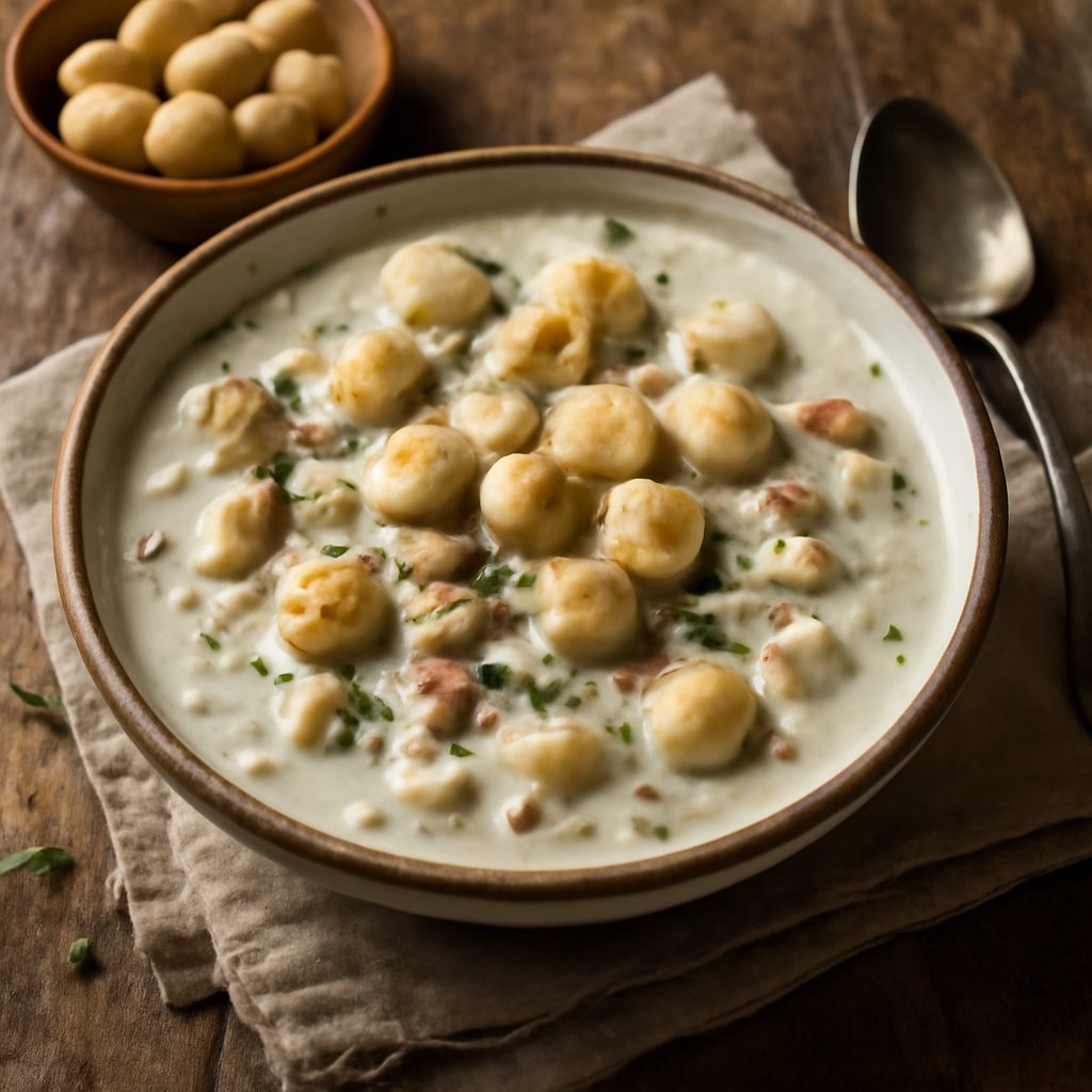 Zuppa di Vongole della Nuova Inghilterra