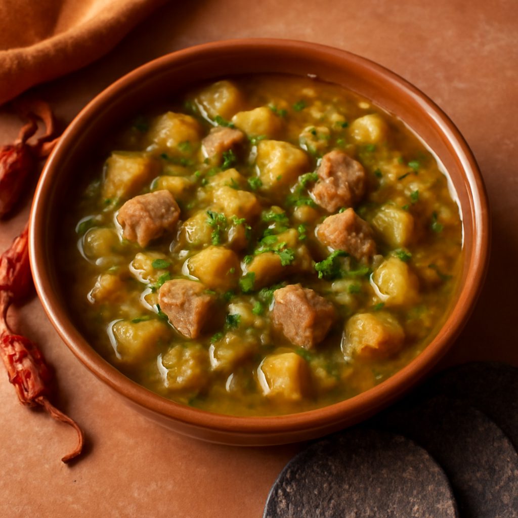Zuppa di Chile Verde del New Mexico
