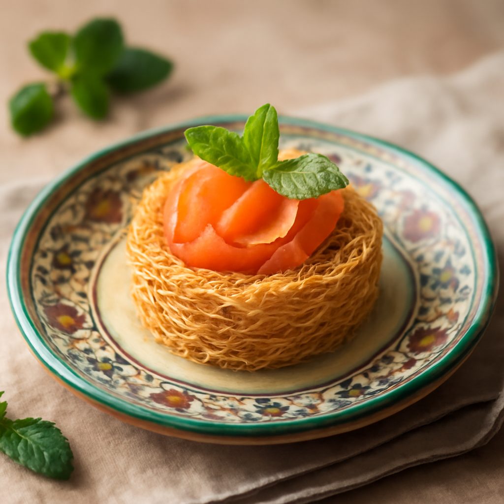 Nidi croccanti di salmone affumicato light