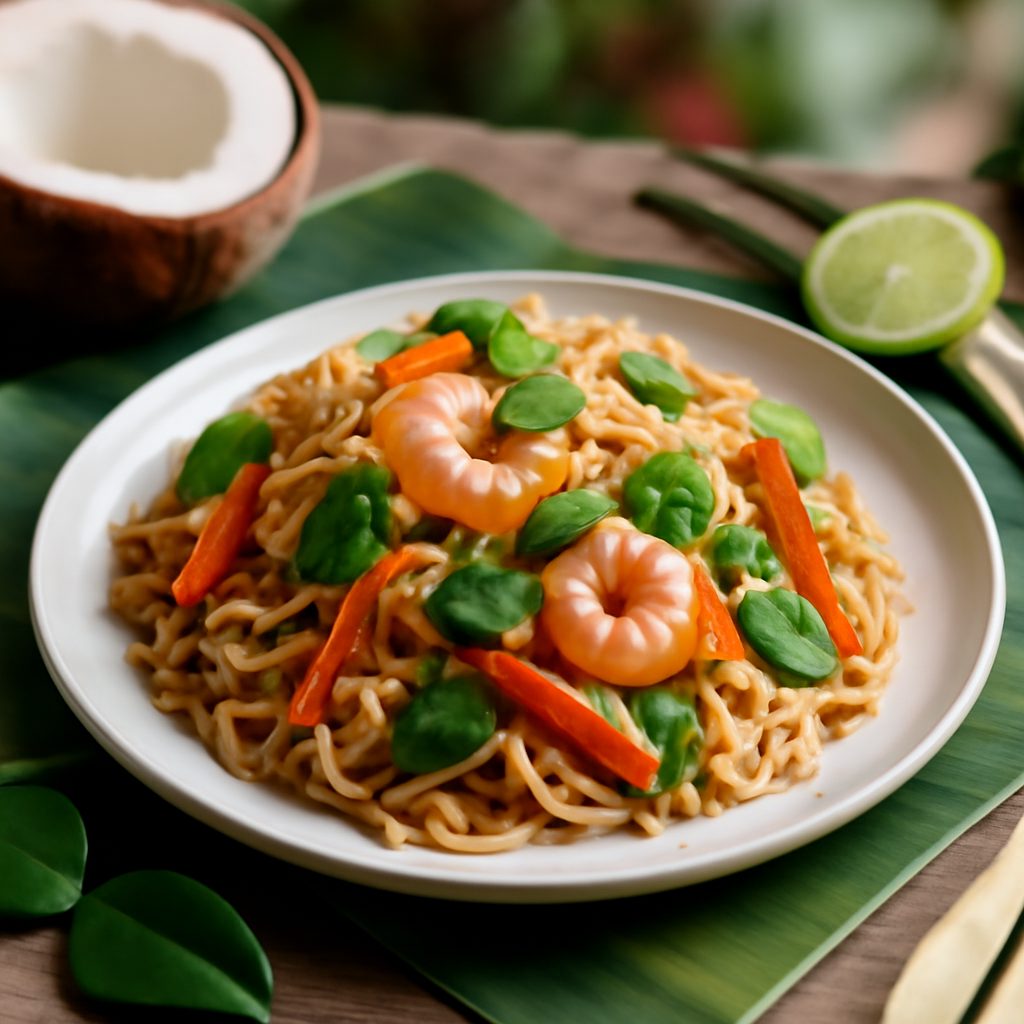Noodles Thai con Pollo e Verdure