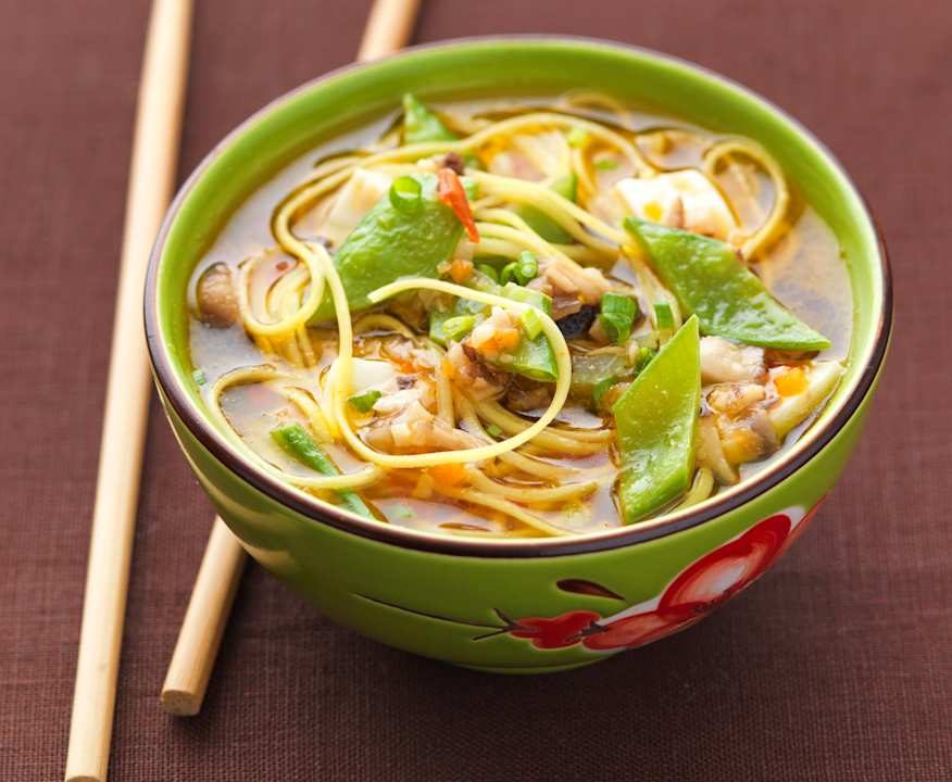 Noodles vegetariani Protein