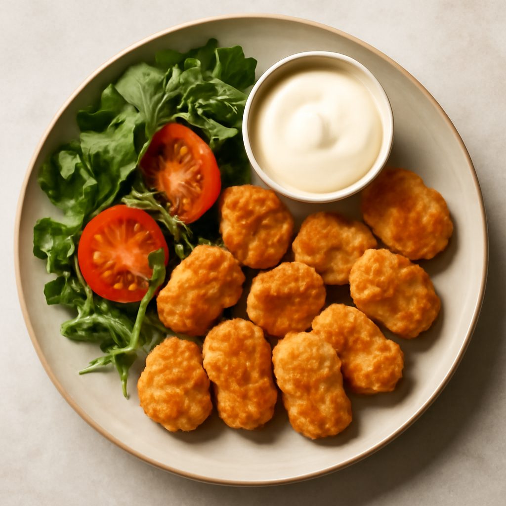 Nuggets di pollo con panatura croccante