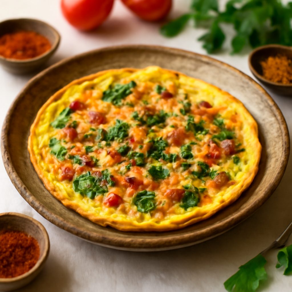 Omelette Marocchina Light con Verdure e Spezie