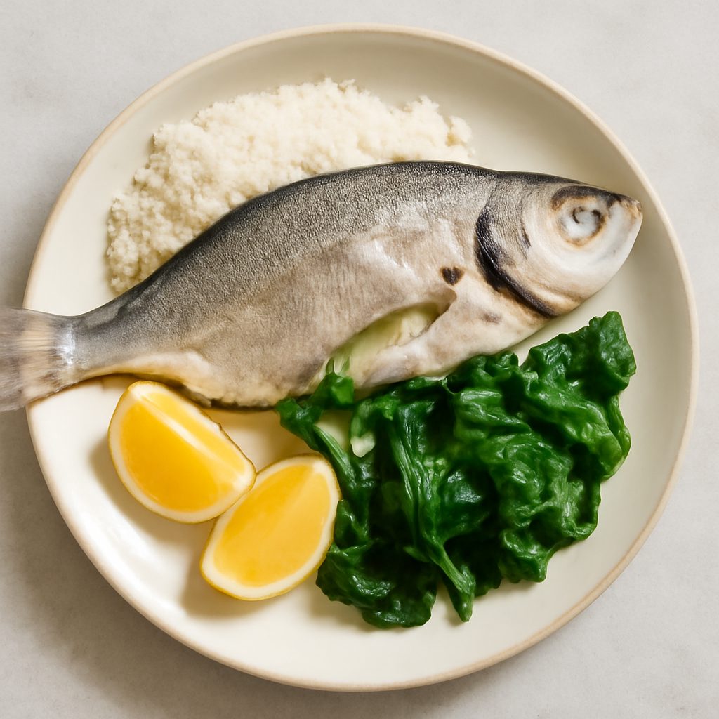 Orata al sale proteica low-carb