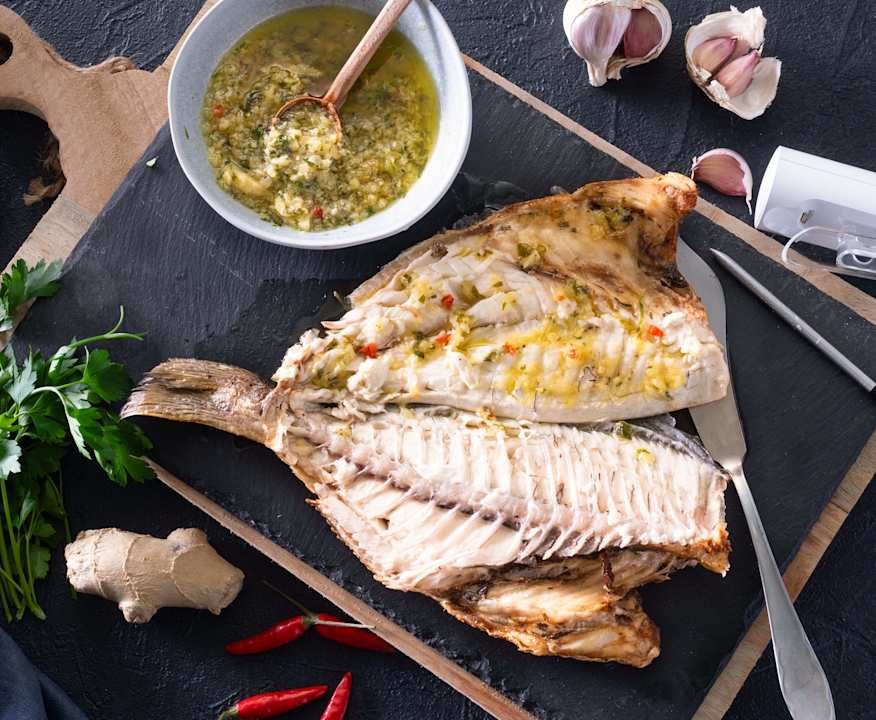 Orata con pesto allo zenzero Protein