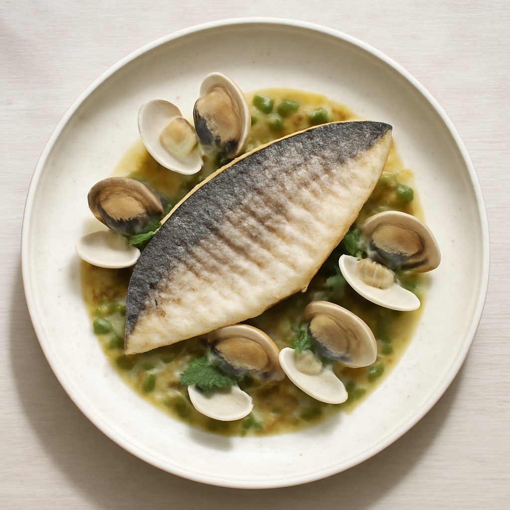 Orata e vongole con salsa alle verdure - Versione Proteica Low-Carb