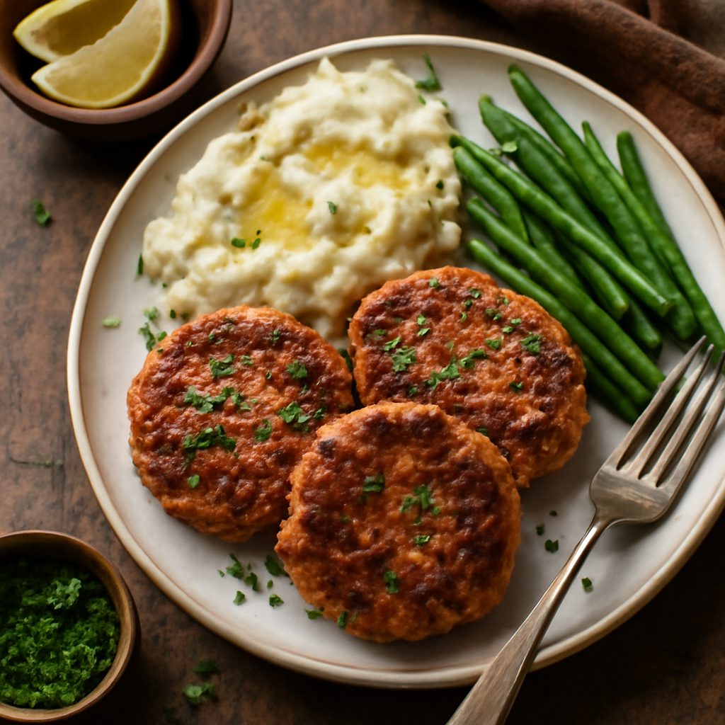 Polpette di Salmone dell'Oregon
