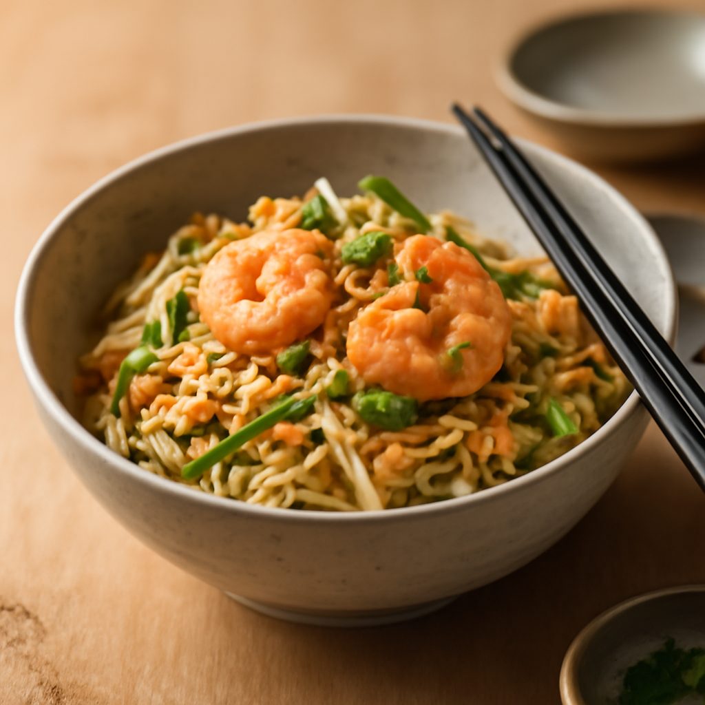 Pad Thai ai gamberi light all'italiana