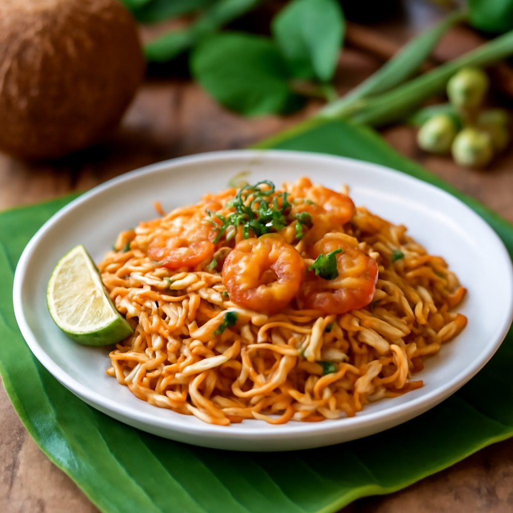 Pad Thai con Burro d'Arachidi e Shirataki