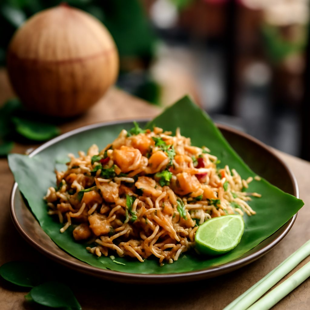 Pad Thai con Zucchine e Petto di Pollo