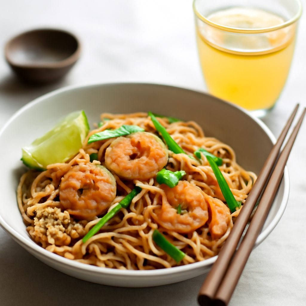 Pad Thai light senza carne con verdure croccanti