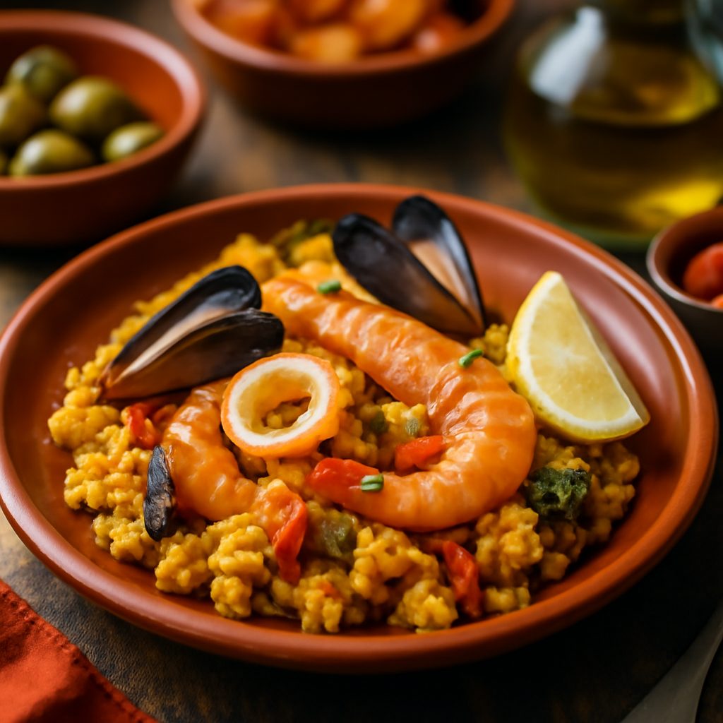 Paella di Frutti di Mare Light Low-Carb