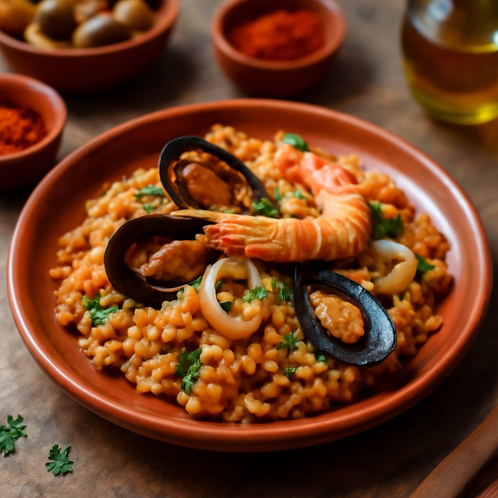Paella di Frutti di Mare Light Low-Carb