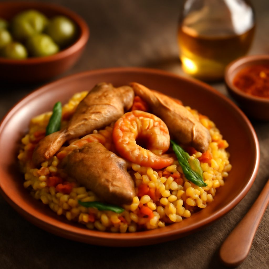 Paella Valenciana Low Carb