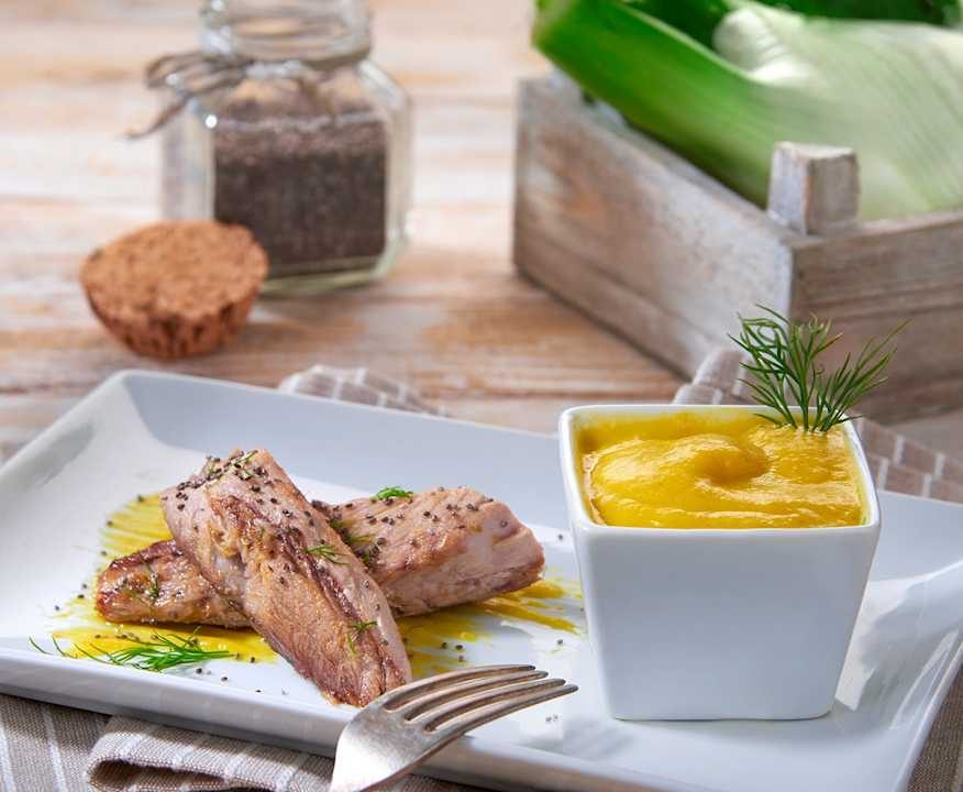 Palamita in crema di finocchio Low Carb