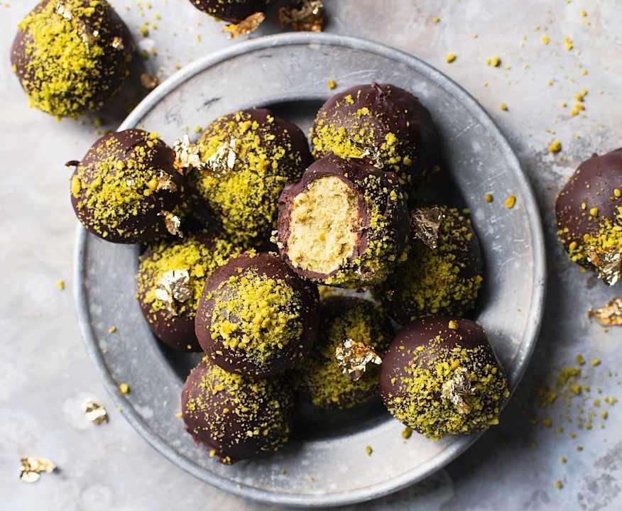 Palline al pistacchio e cioccolato Low Carb