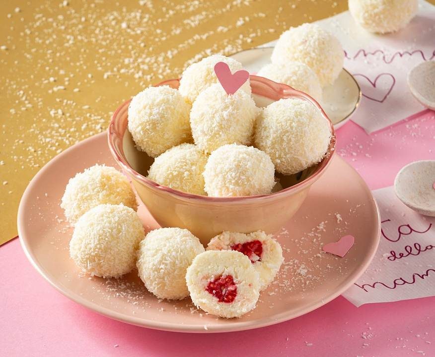Palline cocco e lampone Protein