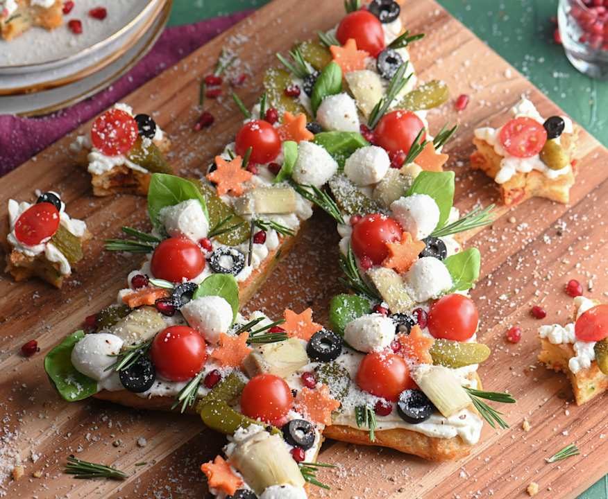 Pan di spagna salato natalizio Low Carb