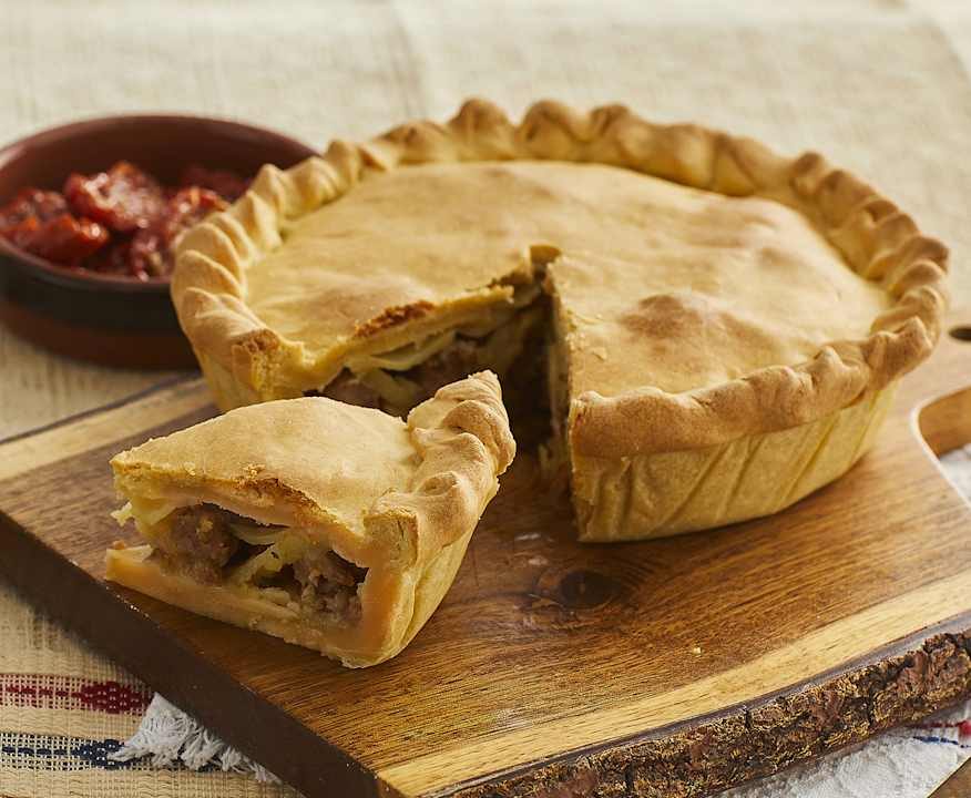 Panada sarda di salsiccia e patate Low Fat