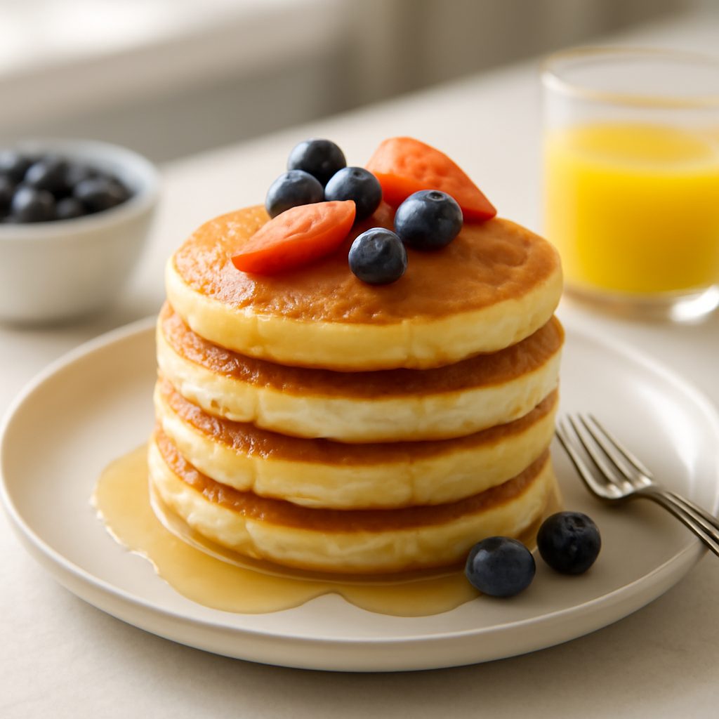 Pancake Americani Light al Miele e Frutti di Bosco
