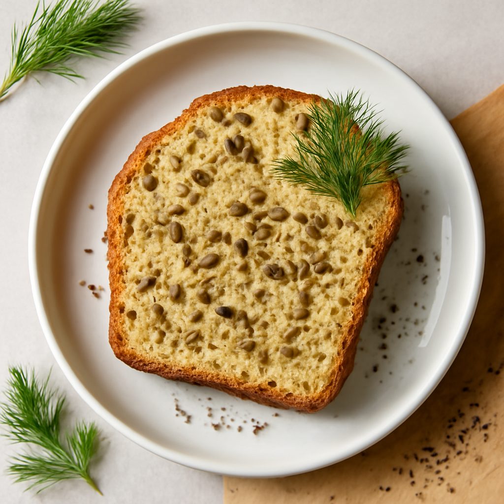 Pane al finocchietto selvatico e pepe proteico low-carb