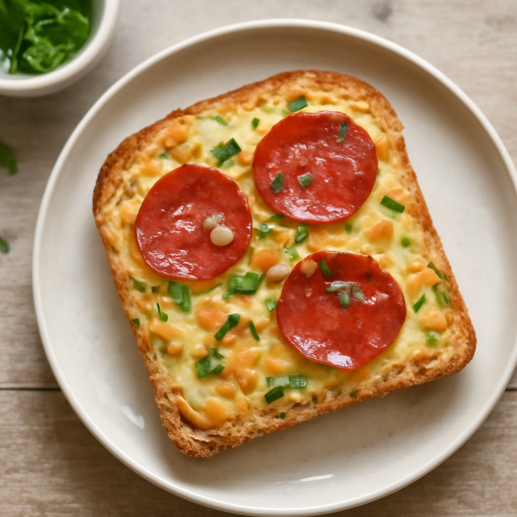 Pane al formaggio, aglio e salame piccante LOW-CARB proteico