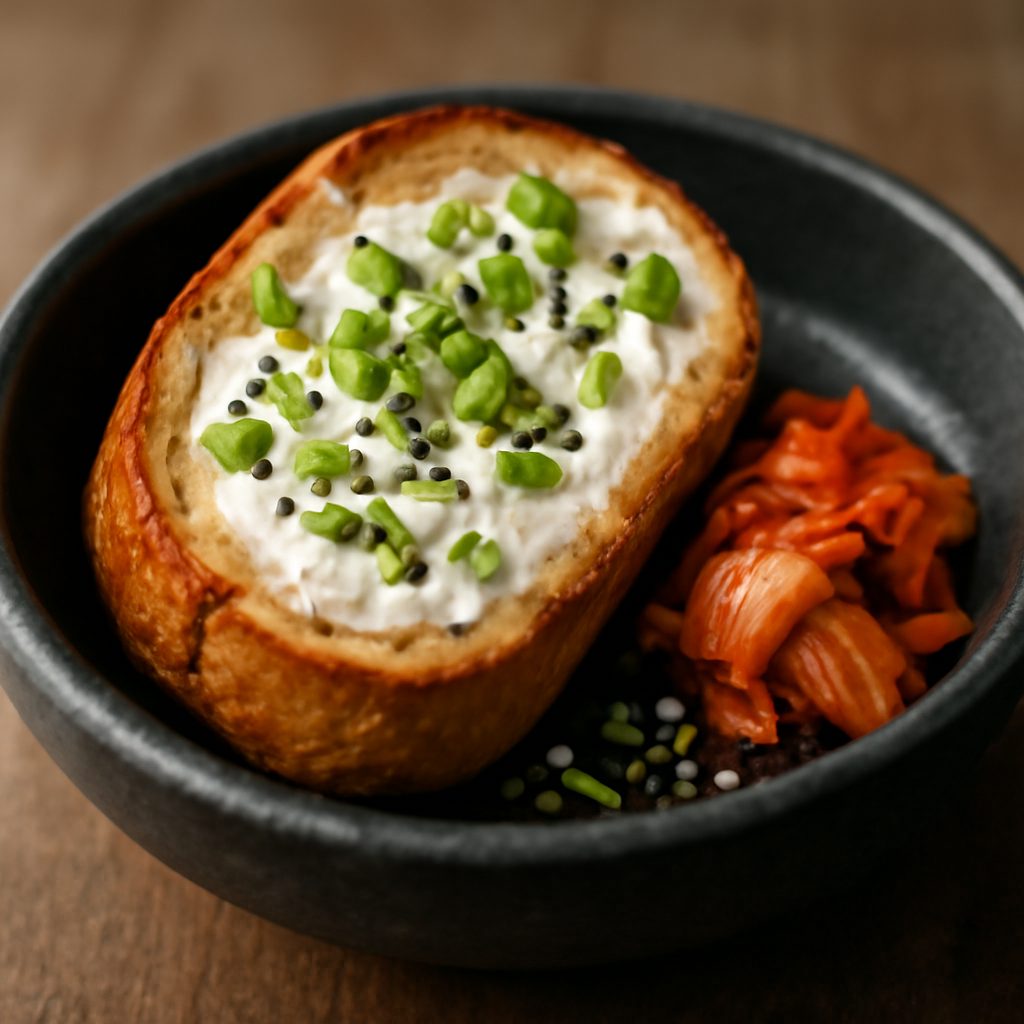 Pane all'Aglio e Formaggio Spalmabile Coreano