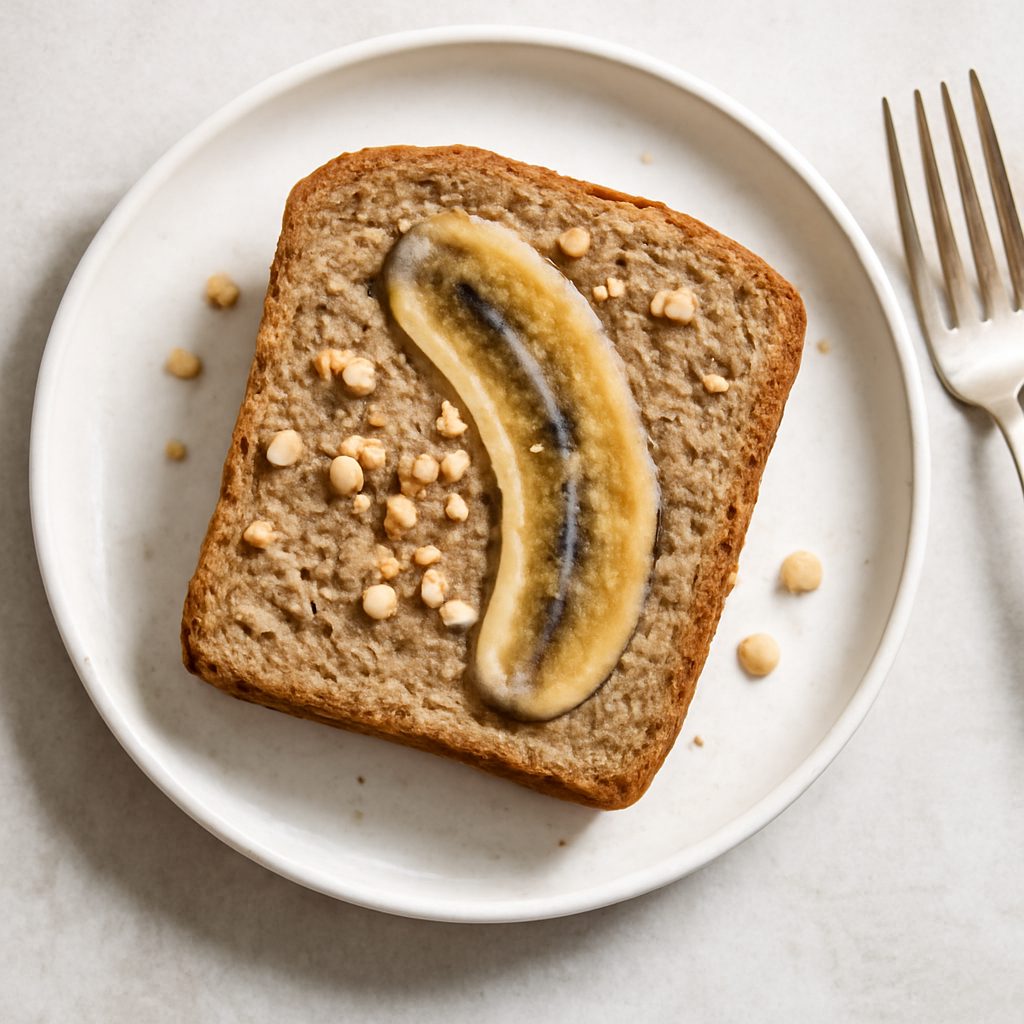 Pane alle banane con mandorle