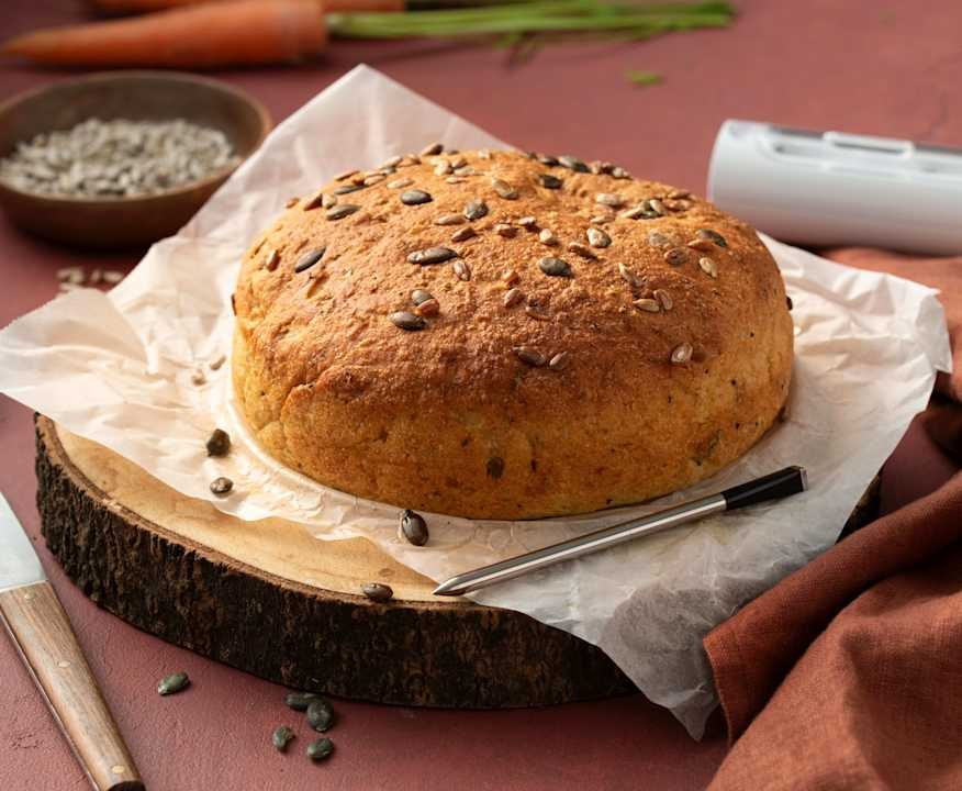 Pane alle zucchine e carote con semi Low Carb