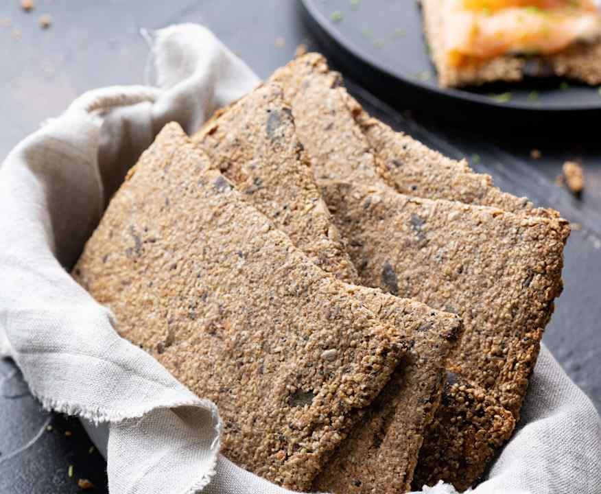 Pane croccante di grano saraceno e semi Low Fat