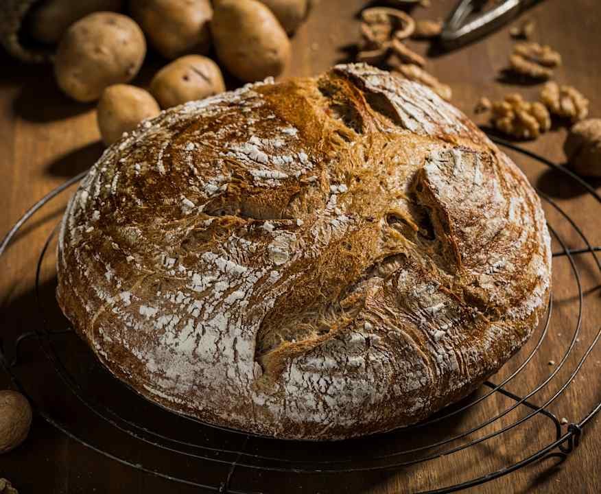 Pane di patate e noci Low Fat
