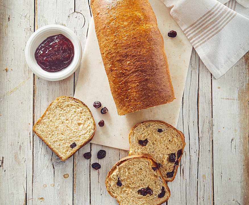 Pane dolce con mirtilli rossi Low Carb