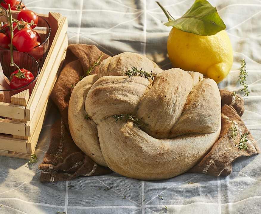 Pane intrecciato timo e limone Protein