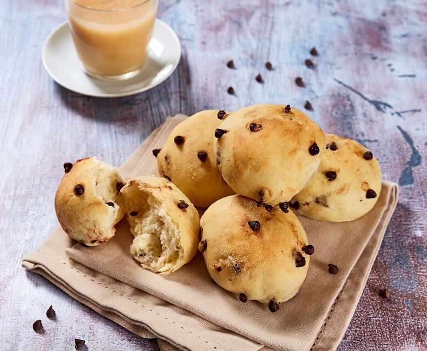 Panini con gocce di cioccolato Low Fat