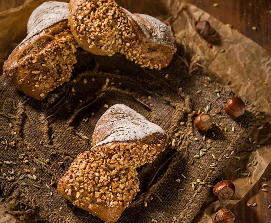 Panini dolci alle noci Low Fat