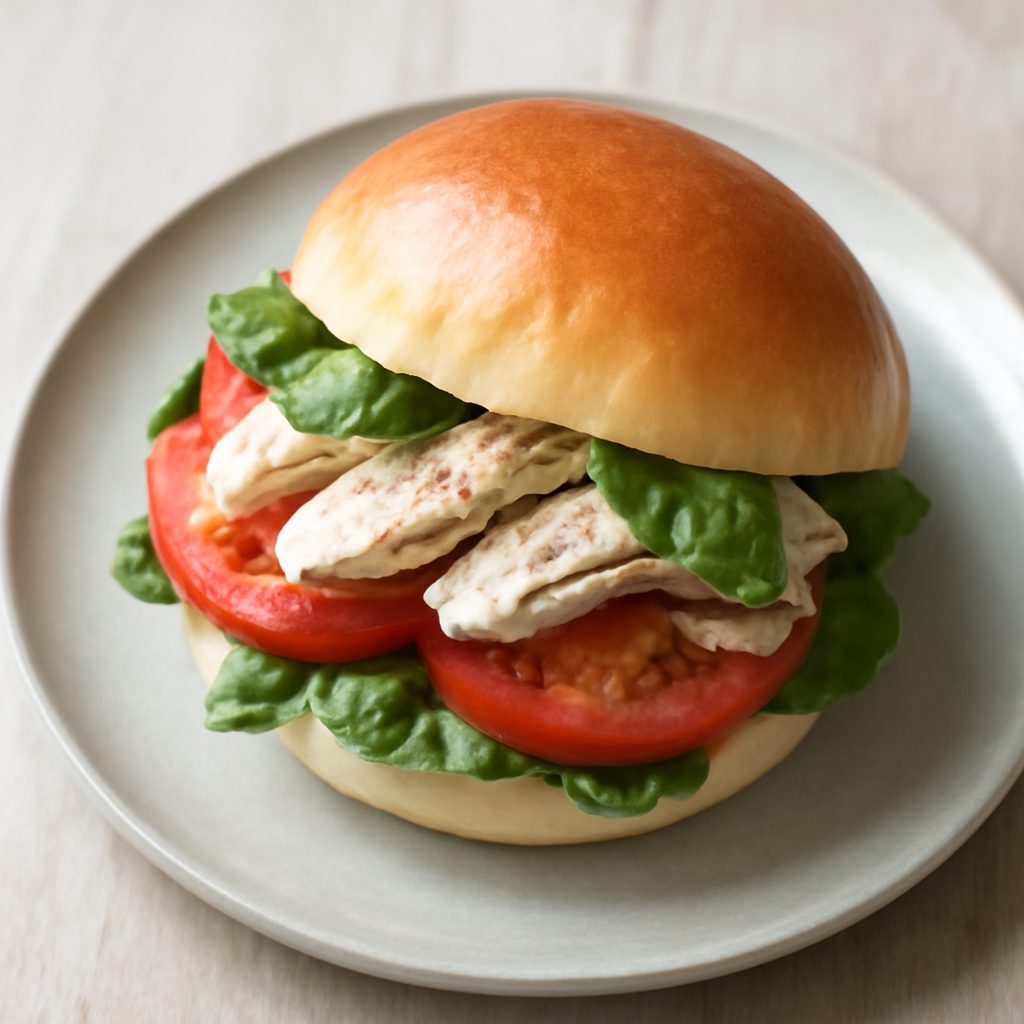 Panino al latte proteico ripieni di crema vaniglia low-carb