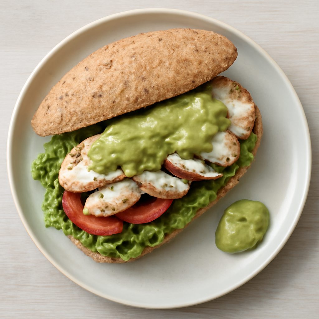 Panino al wasabi cotto a vapore Low Carb