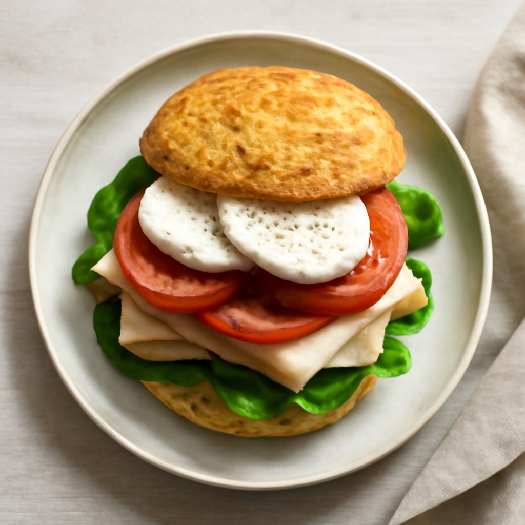 Panino al vapore e bevanda di soia