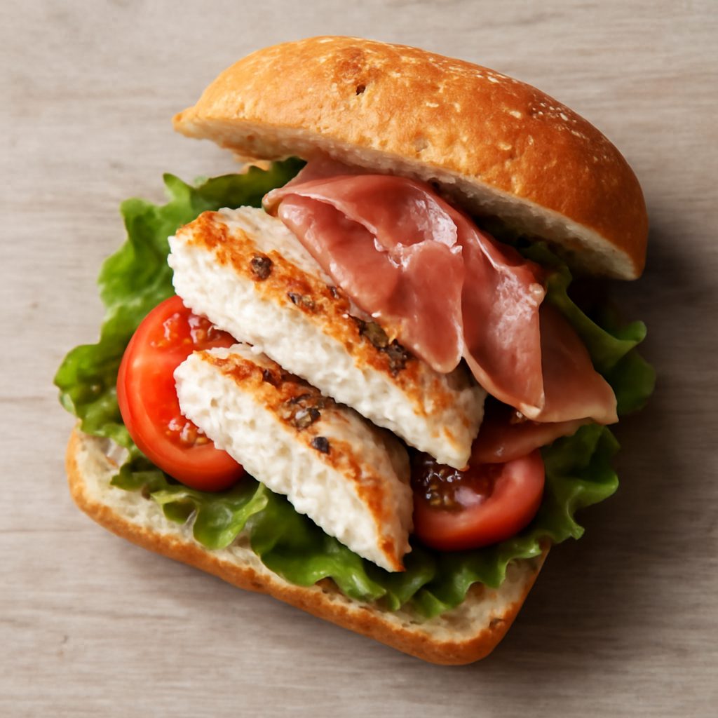 Panino con gocce di cioccolato
