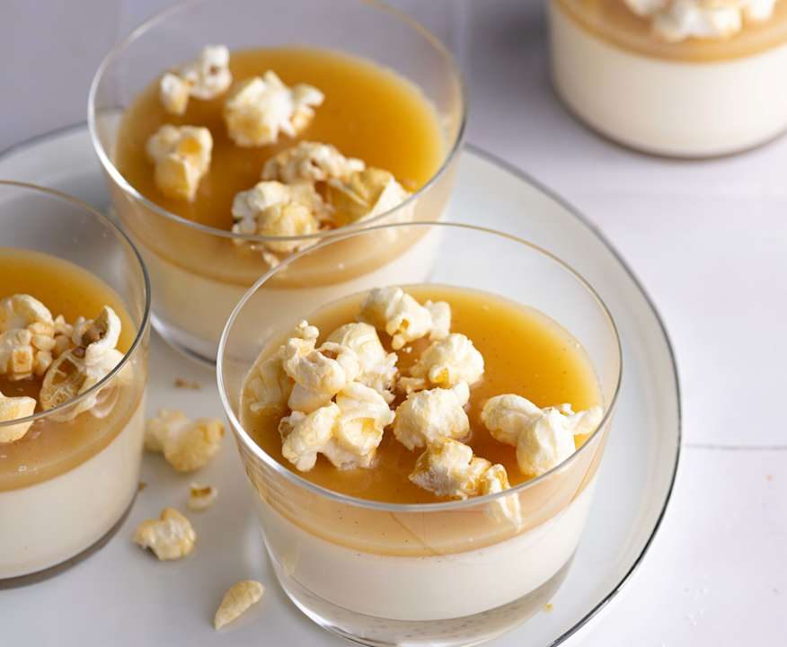 Panna cotta ai popcorn Protein