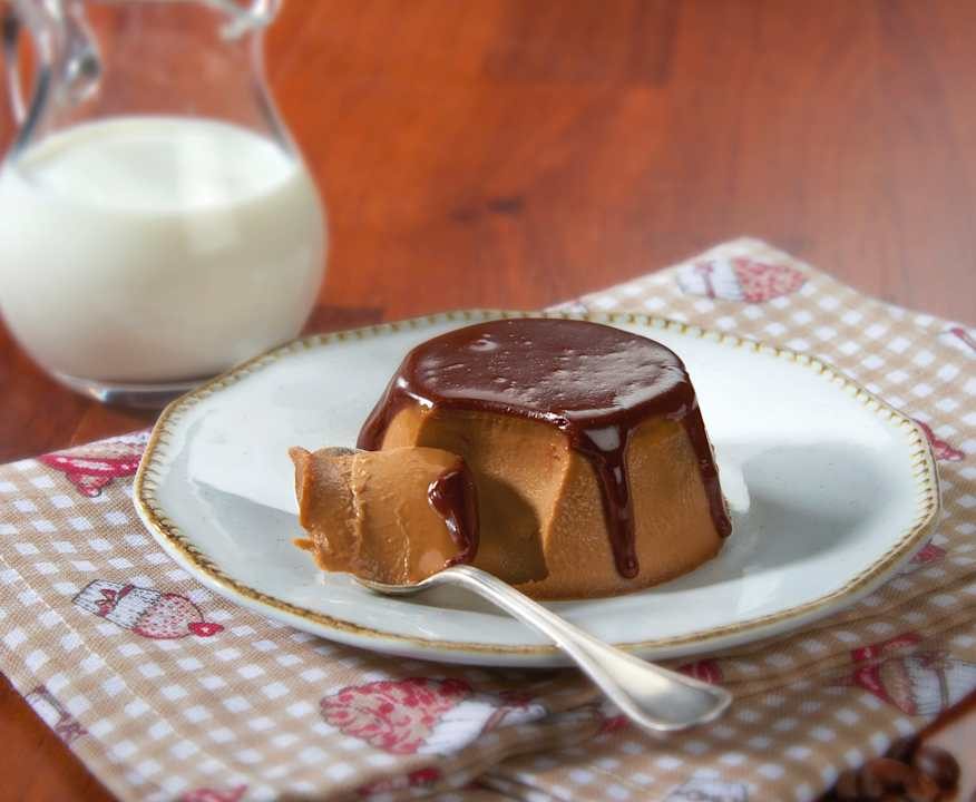 Panna cotta al caffè (con yogurt greco)