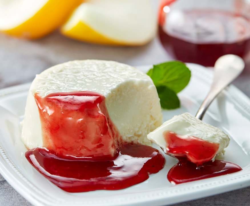 Panna cotta al melone Low Fat