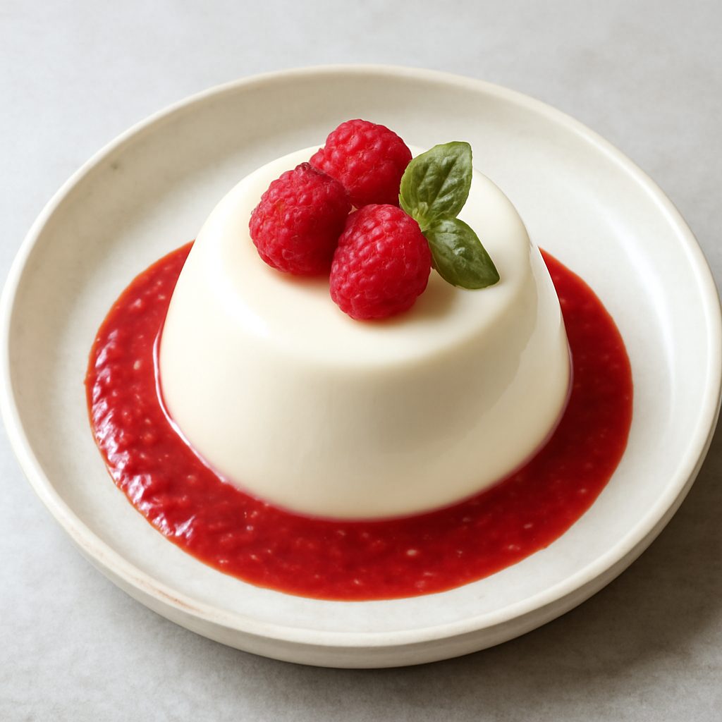 Panna Cotta allo Zafferano e Crema all'Arancia